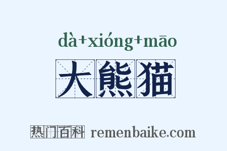 大熊猫是什么意思的图片